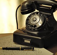 Retro Telefon mitWählscheibe